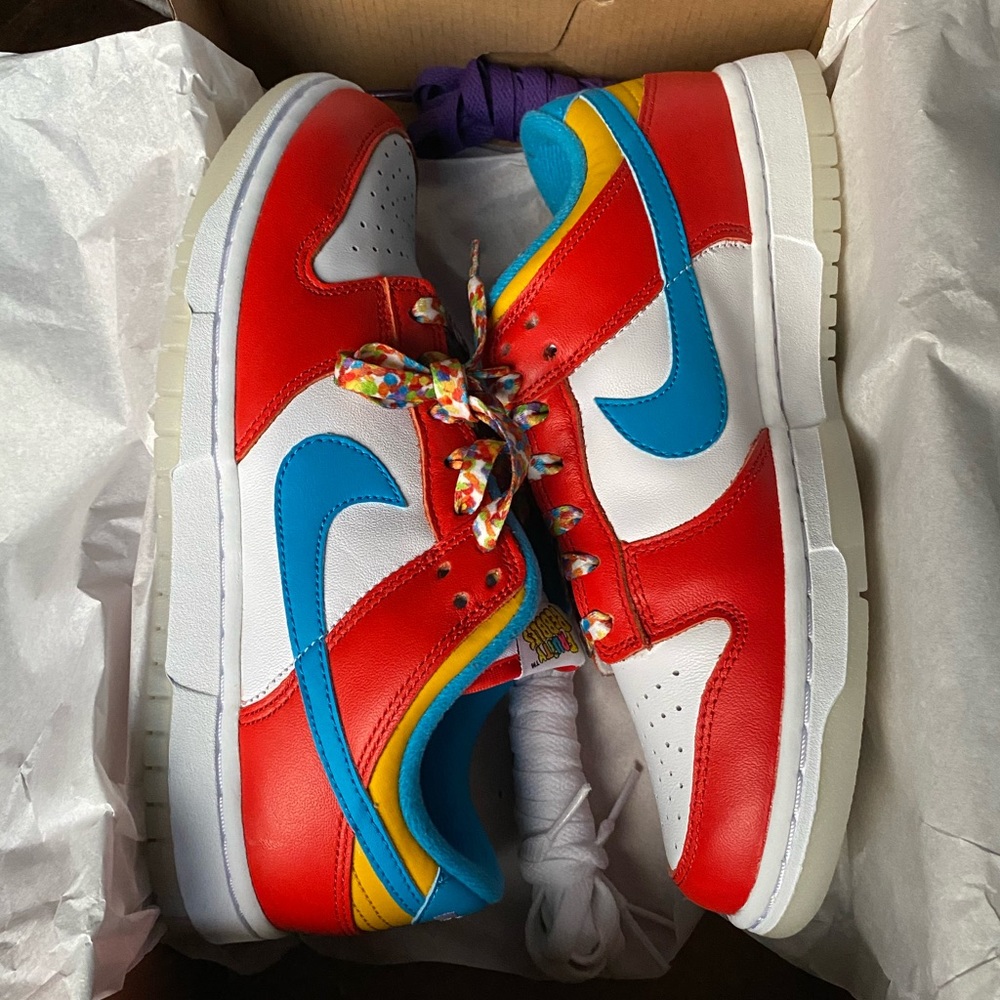 Nike Fruity Pebble Dunk Low (Womens 8)